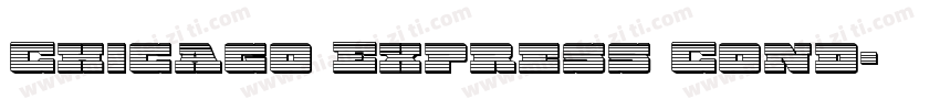 Chicago Express Cond字体转换